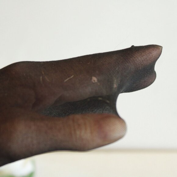 Vintage 1980s 1990s Pantyhose, Control Top Coloralls Basic Black, Size A-B, - Picture 9 of 10